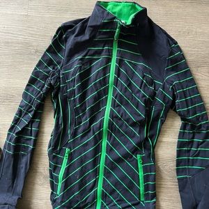 Lululemon striped jacket- size 10